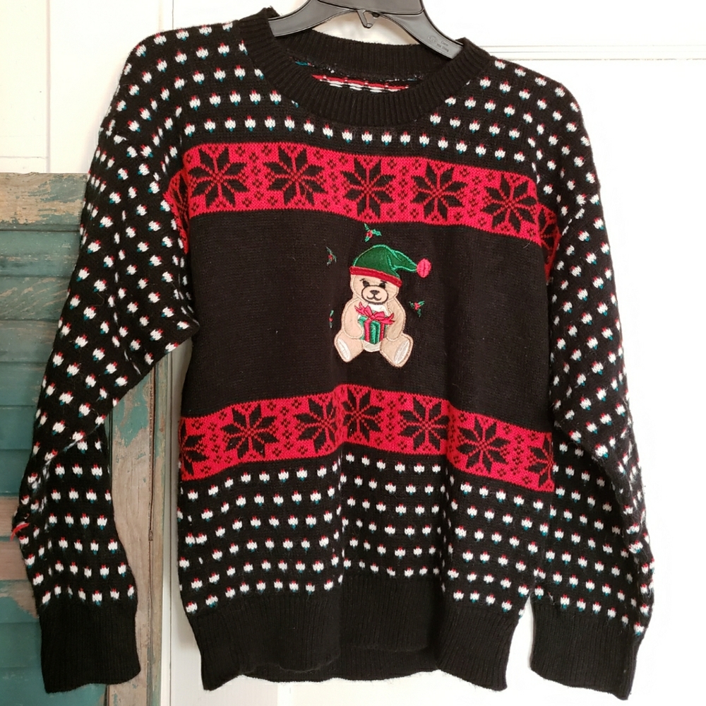 Vintage Untagged Christmas Sweater